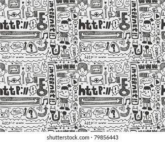 seamless web pattern