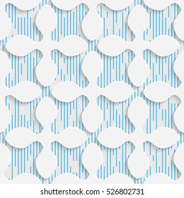 Seamless Web Pattern. Abstract Cross Background. Modern Swatch Wallpaper. 3d Sample Design. Wrapping Plexus Texture