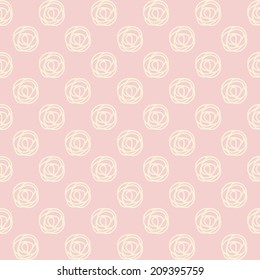 Seamless wedding pattern flower rose