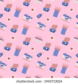 Seamless wedding Pattern Vector for banner, poster, flyer