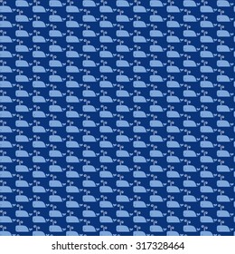 seamless whale pattern