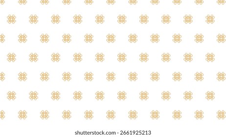 Seamless White Background with Gold Abstract Diamond and Rhombus Shapes – Minimalist Vector Pattern for Luxury Textile and Gift Wrap Use
