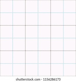 Seamless white blue and brown textile plaid check tattersall pattern vector