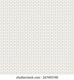 Seamless white brick wall