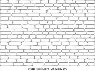 A seamless white brick wall patter. It is perfect for web design, packaging, textiles, wallpapers, and digital art. It evokes a natural, ideal for modern and minimalist aesthetics.