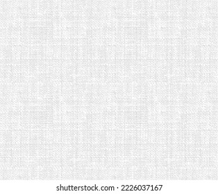 Seamless white canvas background or grid pattern linen texture