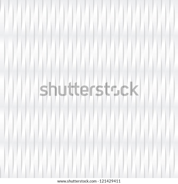 seamless white corrugated wickerwork background texture