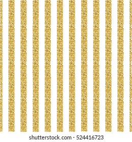 seamless white and gold glitter stripe pattern background