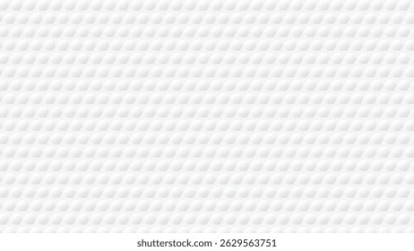 Seamless white hexagonal pattern resembling golf ball texture