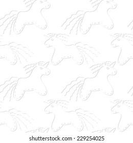 seamless white pattern 
