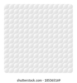 Seamless white pattern soft feel geometric background. 
