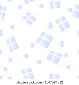 Seamless white vector pattern with gift boxes backgrounds, minimal, invitations, packaging design projects. Surface pattern design. 