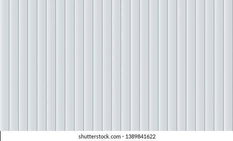 Seamless white vertical stripes abstract pattern vector background