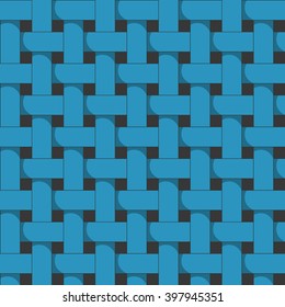 Seamless wicker blue texture