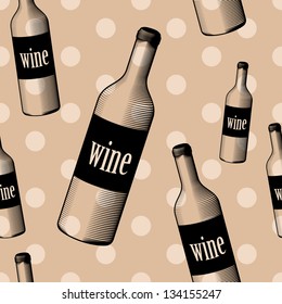 fondo de botella de vino sin soldadura