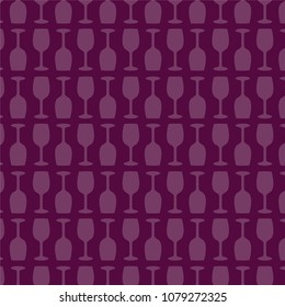 Seamless wine bottles pattern.