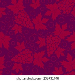 seamless wine grape background
