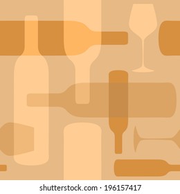 Seamless Wine Pattern