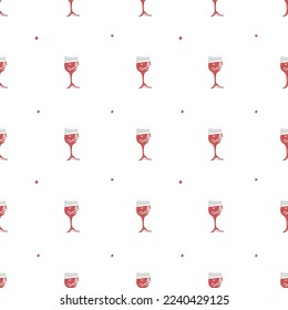 seamless wine pattern. vector doodle illustration with wine. pattern with wine