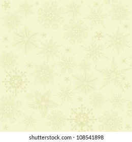 seamless winter background with snowflakes