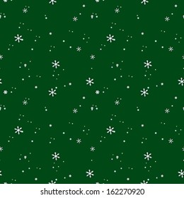 seamless winter background, snowflakes