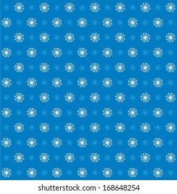 Seamless winter background with snowflakes. Vector illustration