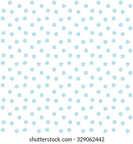 Seamless winter of blue fishnet star on a white background. Abstract background.
