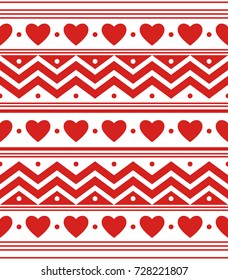 Seamless winter knitted pattern