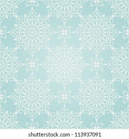 Seamless winter ornament for Christmas design. EPS 8 vector illustration.