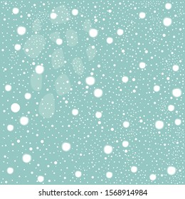 Seamless Winter Pattern. Merry Christmas Texture. Hand Drawn Scandinavian Style. Vector Illustration