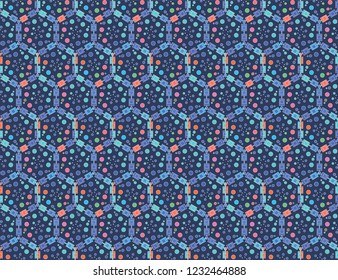 Seamless winter pattern, vector illustration