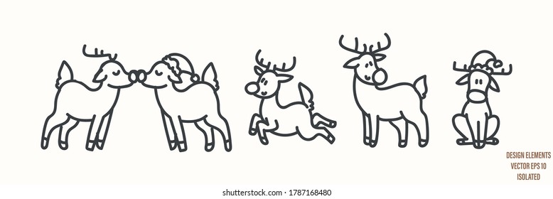 Simple Reindeer の画像 写真素材 ベクター画像 Shutterstock