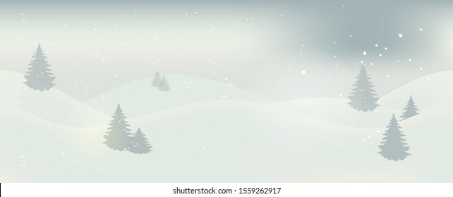 seamless winter and snow background vector.
