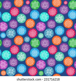Seamless winter texture. Winter background. Christmas template.