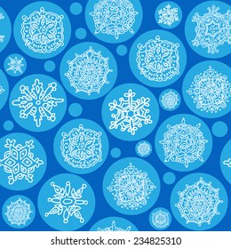 Seamless winter texture. Winter background. Christmas template.