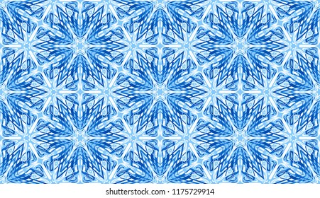 Seamless winter texture. Frosty pattern. Snowflakes.