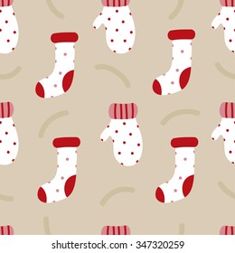 Seamless winter woollies background