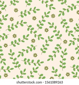 seamless wonderful leaf pattern.  Idea for fabric, tablecloth pattern, wrapping paper, gift paper