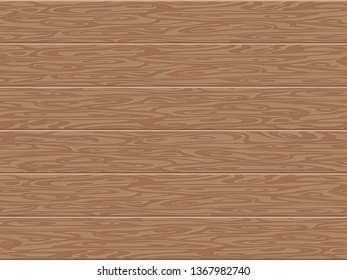 Seamless wooden board surface background. EPS 10