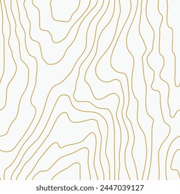 Seamless wooden fiber pattern. Light golden wood, grain texture. Dense lines. Abstract background. Vector illustration