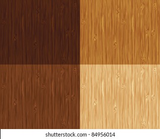 Seamless wooden pattern. 4 color variations.