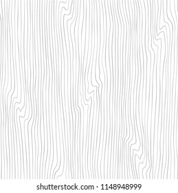 Seamless wooden pattern. Wood grain texture. Dense lines. Abstract background. Vector illustration