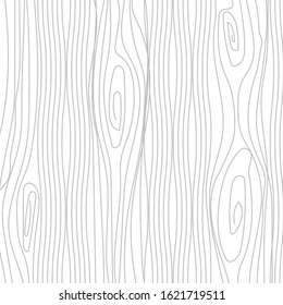 Seamless wooden pattern. Wood grain texture. Dense lines. Abstract background. Vector illustration