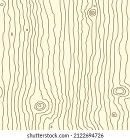 Seamless wooden pattern. Wood grain texture. Dense lines. Vector  background