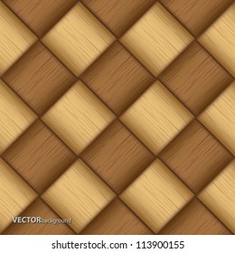 Seamless wooden texture - vector illustration