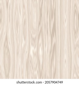 Seamless woodgrain vector texture. Faded neutral tan brown flooring design. Surface pattern design for print. Vector illustration. Detailed ornate rustic smooth wood grain with visible fibres.