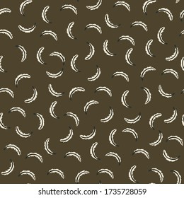 Seamless woodland bird feather vector pattern. Hand drawn rustic earthy colour texture. Nordic forest animal background. Interior wallpaper home decor swatch. Nature autumn fall textile all over print