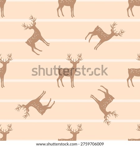 Seamless woodland pattern with cute forest animals, ideal for nursery fabric, kids products, and textile design.