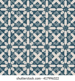 Seamless worn out vintage background 355_crystal cross geometry square
