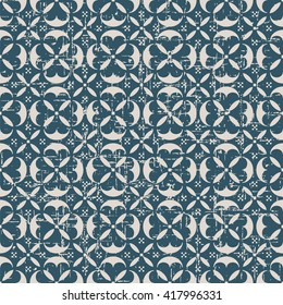Seamless worn out vintage background 341_elegant round curve cross geometry
